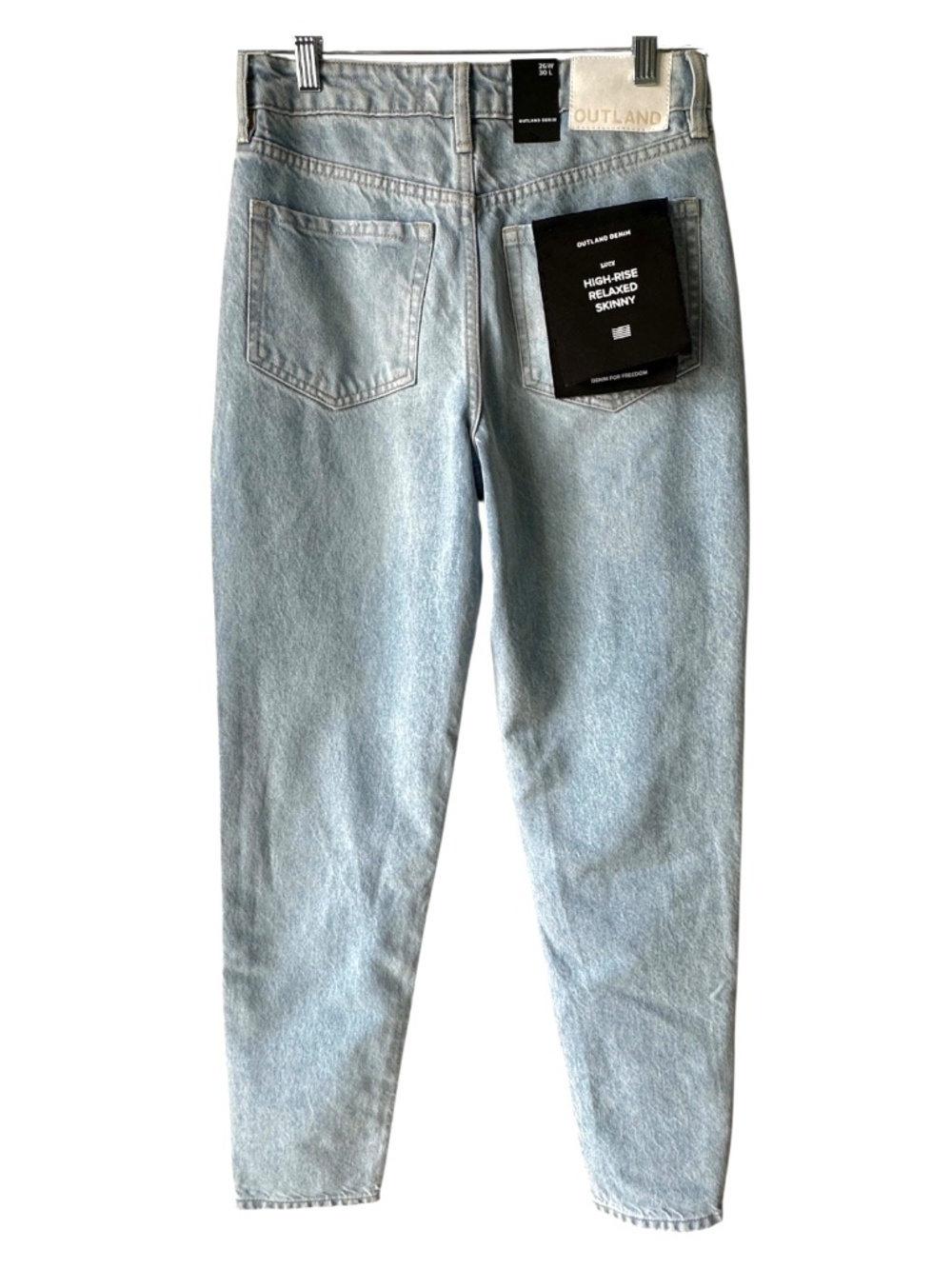 Outland Denim - High Rise Relaxed Skinny Jean - 26x30 - (Lucy - Rare Edition)
